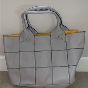 *SALE* orYANY Grey Pebbled Leather Tote